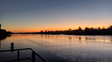 Sunset over the Guadalquivir River